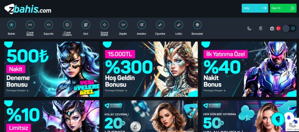 Zbahis İlk Yatırıma Özel Nakit Bonus